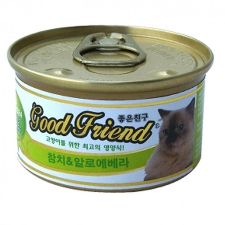 고양이 참치알로에 통조림 85g 1P 습식 사료 간식