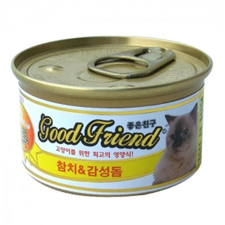 고양이 참치감섬돔 통조림 85g 1P 습식 사료 간식