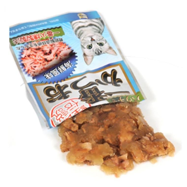 고양이 영양 파우치 간식 해물맛 60g 1P 습식 통살
