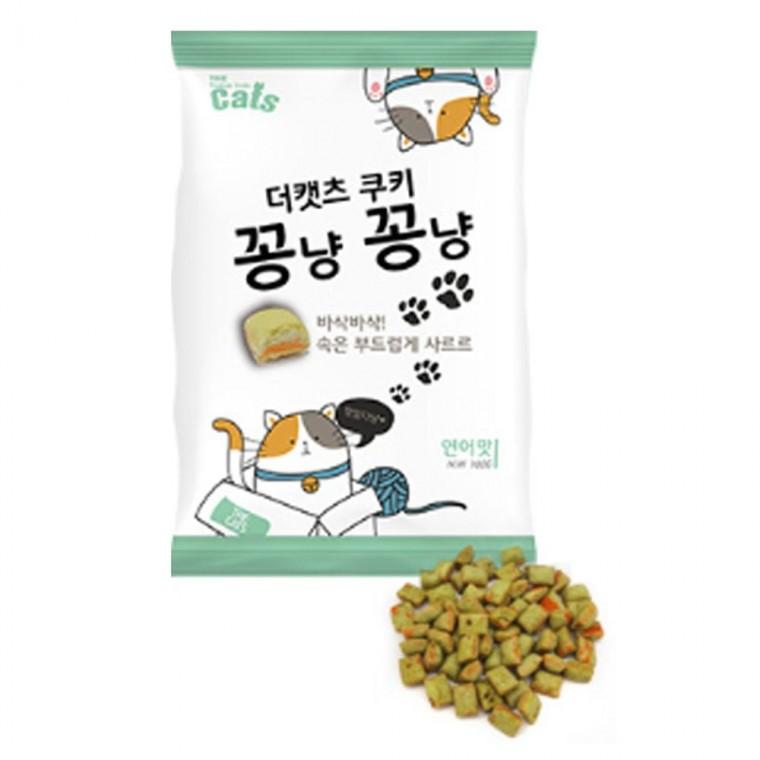 고양이 바삭한 쿠키 연어 100g 1P 한입 간식 보상
