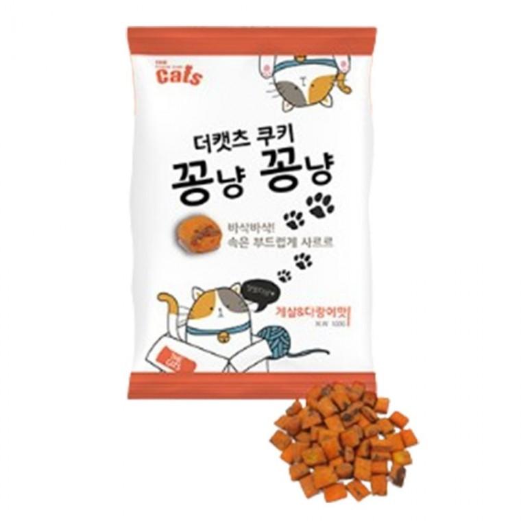 고양이 바삭한 쿠키 게살 가다랑어 100g 1P 한입 간식