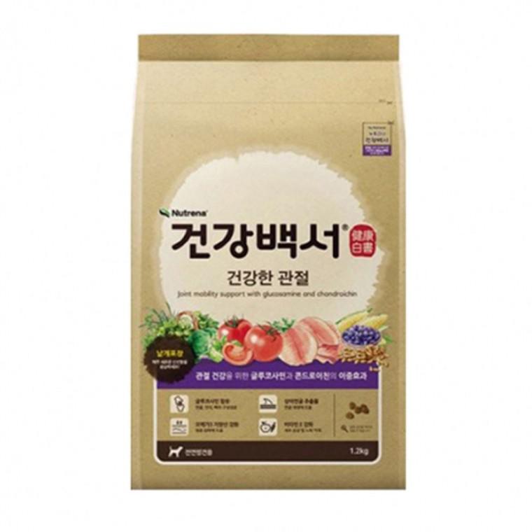 강아지 건강백서 사료 건강한 관절 1.2kg 1P 건식