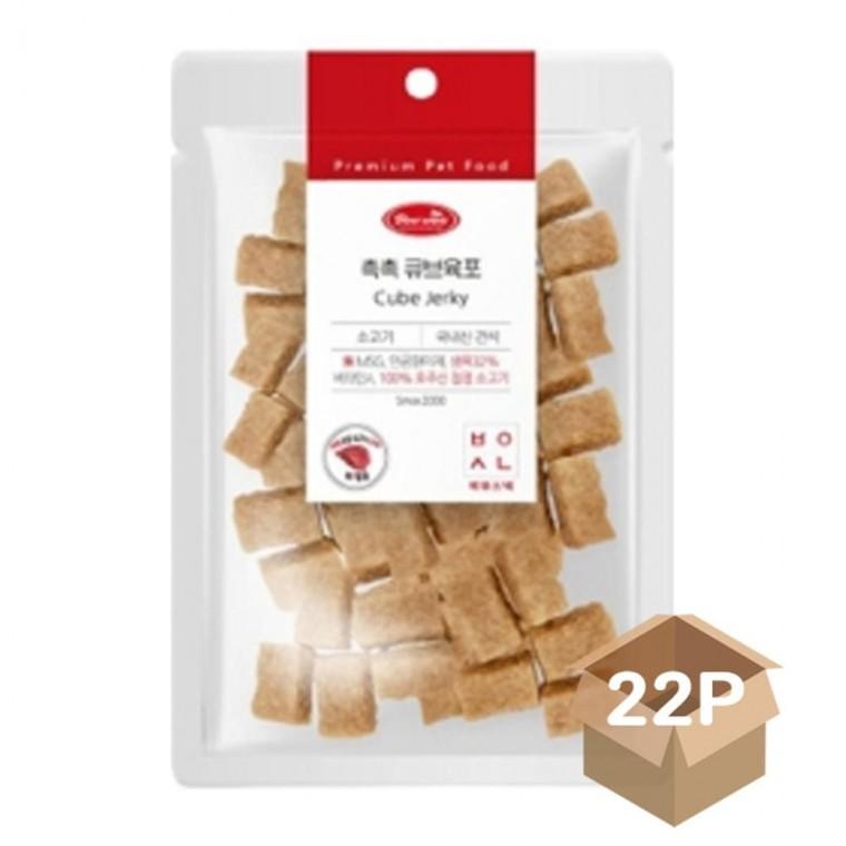 강아지 소프트 한입 간식 소고기 300g 22P 트릿 스낵