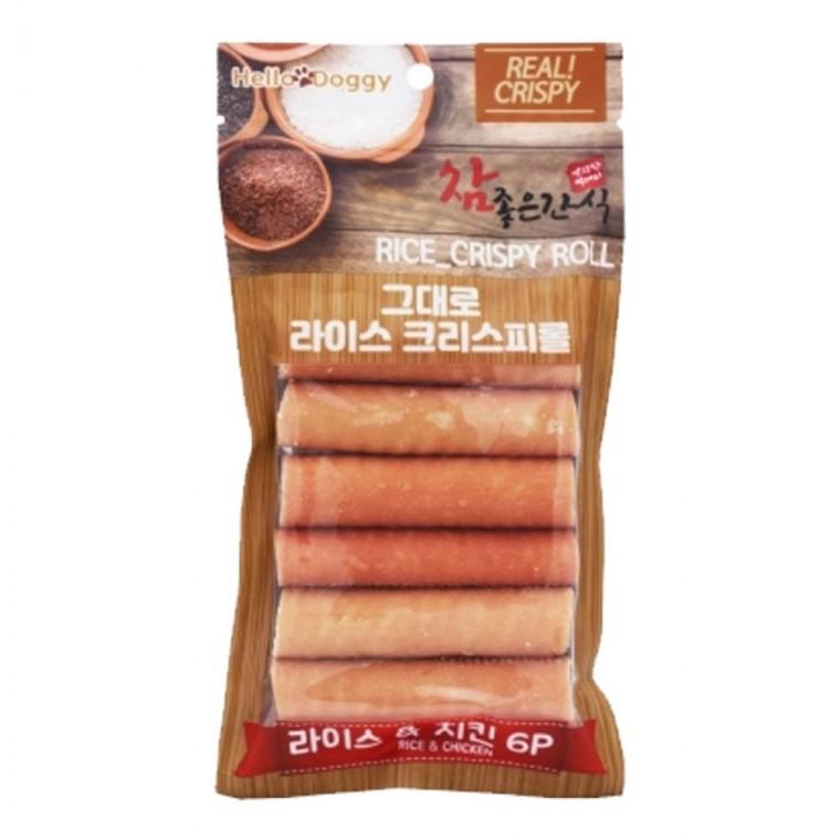 강아지 참좋은 크리스피롤 치킨 6개입 1P 애견 간식