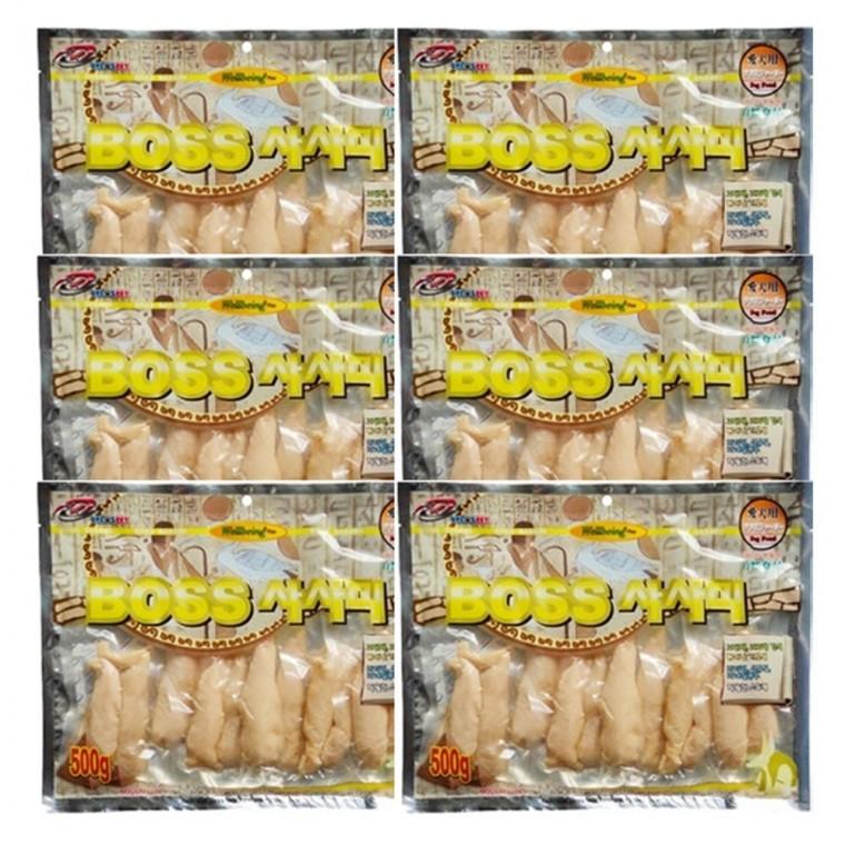 강아지 그대로 닭가슴살 500g 6P 촉촉한 저지방 육포