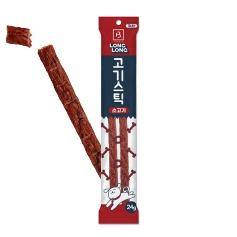 강아지 롱롱 스틱 소고기 1P 훈련 간식 육포 스낵