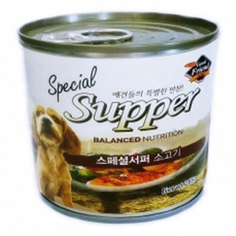강아지 스페셜서퍼 소고기 통조림 285g 1P 습식 사료