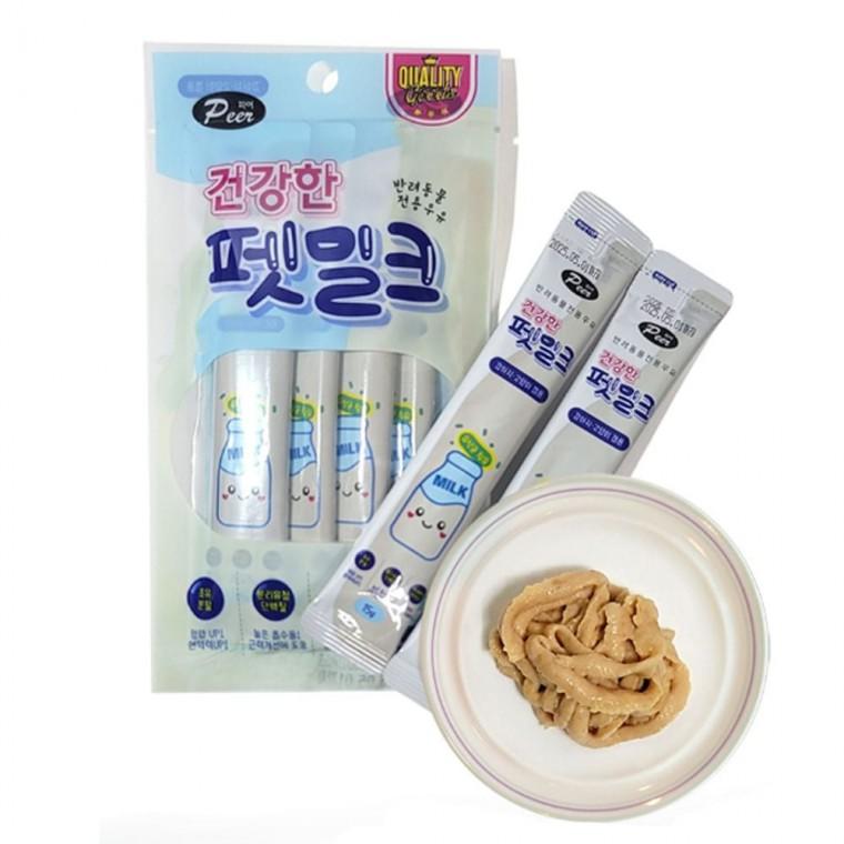 강아지 짜먹는 펫밀크 실온 4개입 1P 스틱 간식 우유
