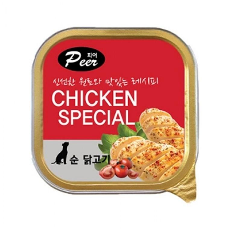 강아지 순닭고기 통조림 100g 1P 애견 습식 캔간식