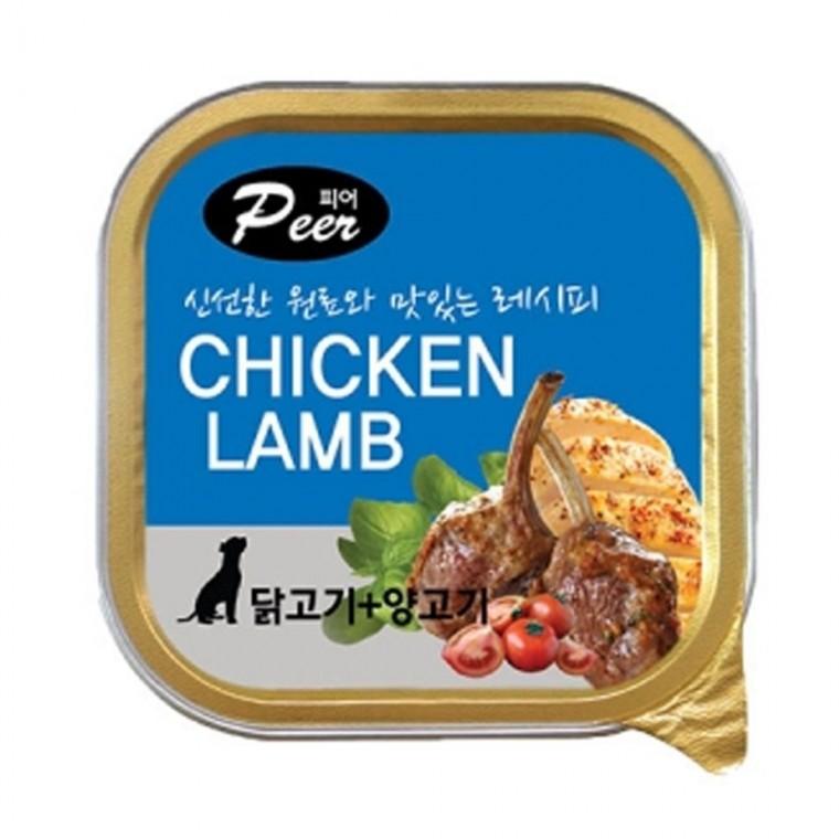 강아지 닭고기 양고기 통조림 100g 1P 습식 캔간식