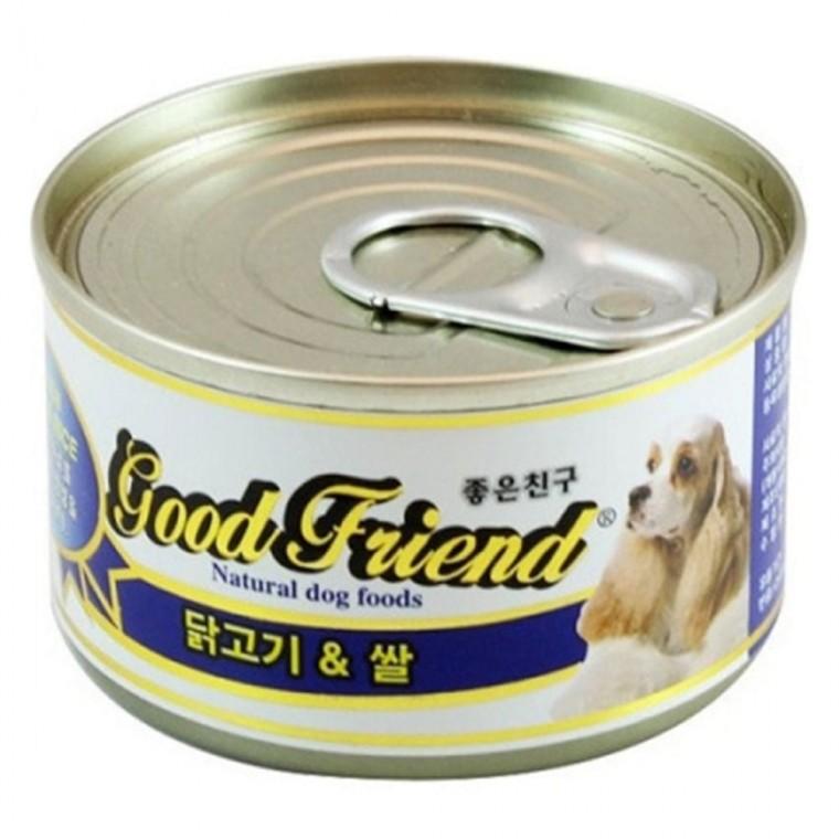 강아지 닭고기 라이스 통조림 100g 1P 습식 사료 간식