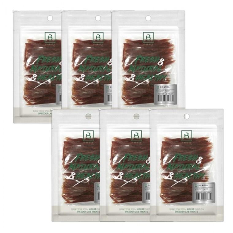 강아지 육포 간식 오리 슬라이스 180g 6P 영양 져키