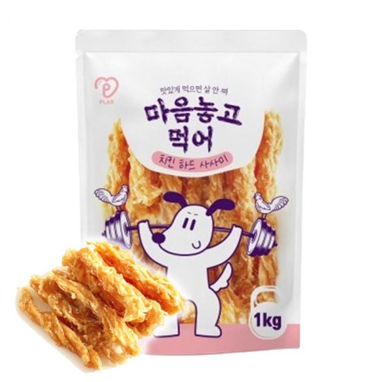 강아지 대용량 간식 치킨 하드 사사미 1kg 1P 영양