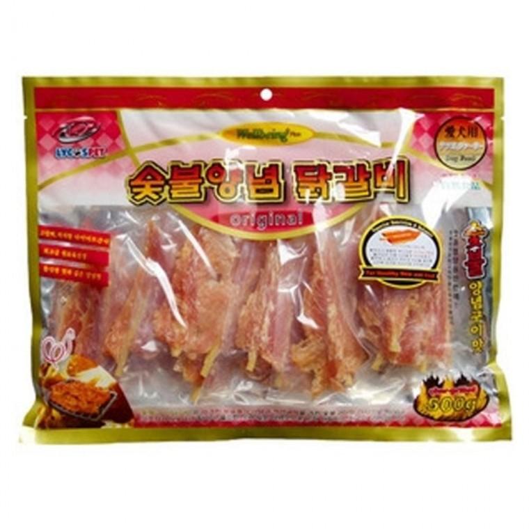 강아지 홀숯불 고구마 치즈닭갈비 500g 1P 애견 간식