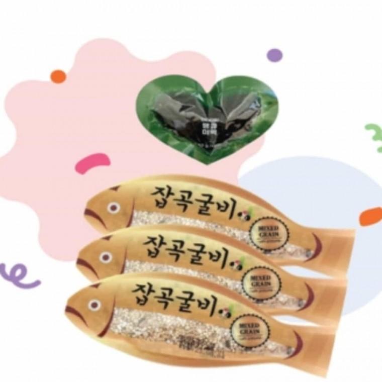 식품소분 하트미역 답례품 우주인 어린이집 생일선물 옵션3