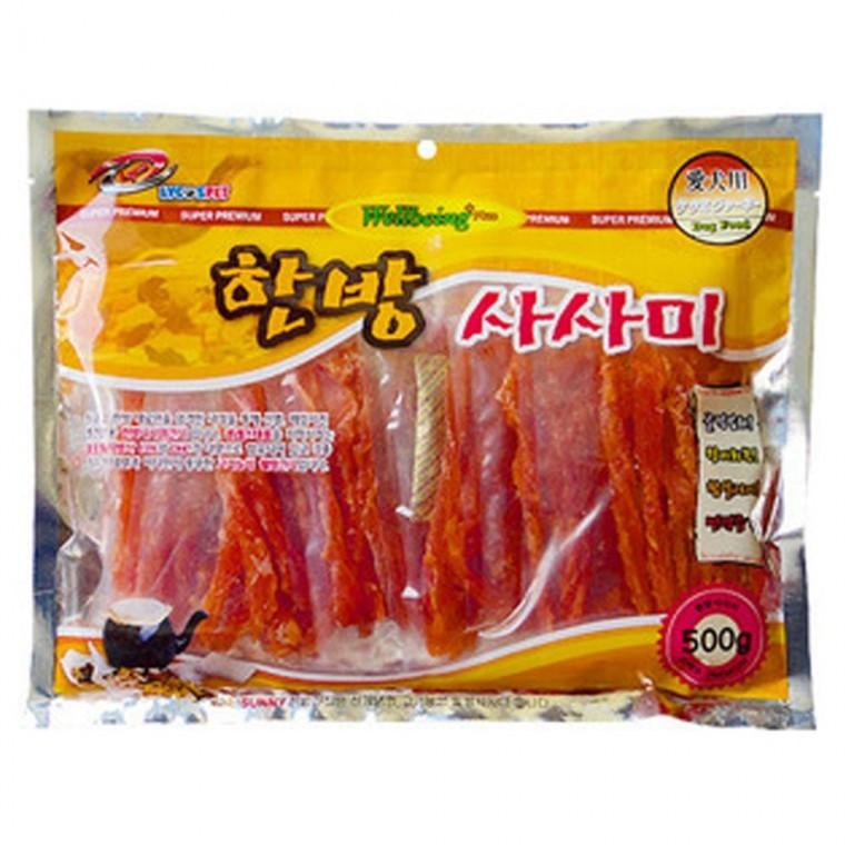 강아지 간식 한방 사사미 500g 1P 반려견 애견 영양