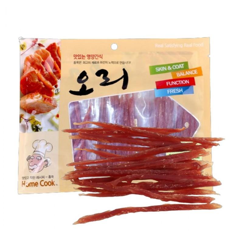 강아지 홈쿡 육포 오리 슬라이스 400g 1P 져키 간식