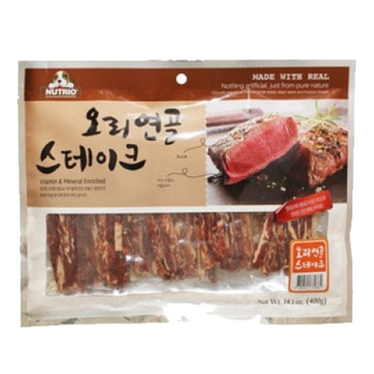 강아지 오리 연골 스테이크 400g 1P 애견 육포 간식
