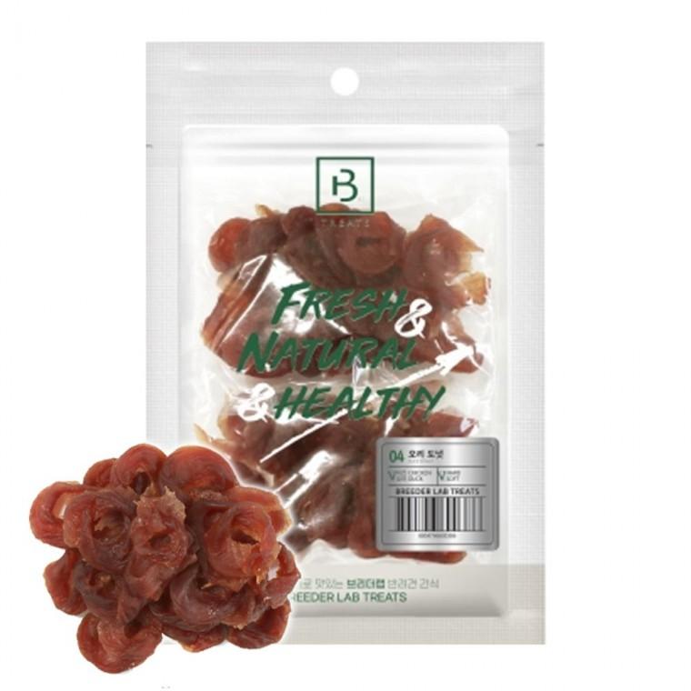 강아지 부드러운 육포 오리 도넛 180g 1P 져키 간식