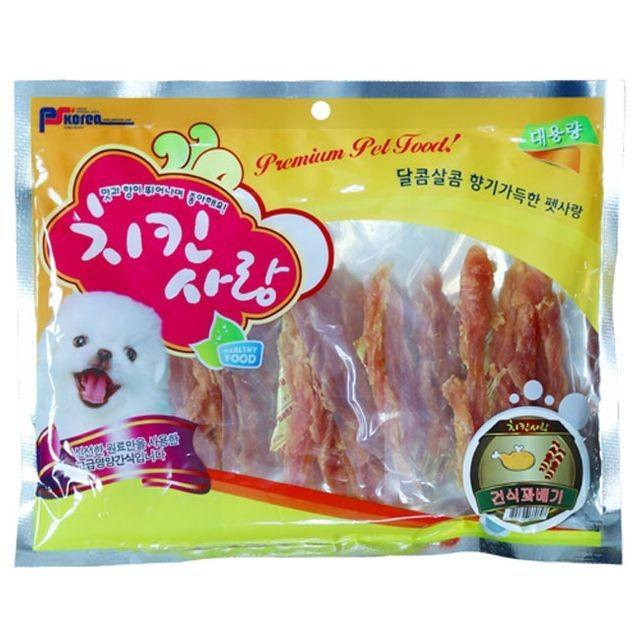 강아지 간식 건식 꽈배기 400g 1P 반려견 애견 영양