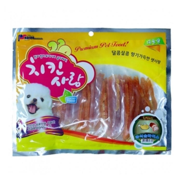 강아지 습식 슬라이스 400g 반려견 육포 영양 간식