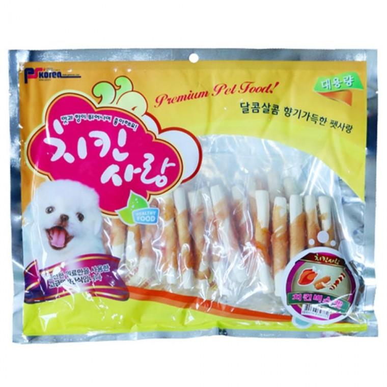 강아지 간식 치킨비스켓 400g 1P 반려견 애견 영양