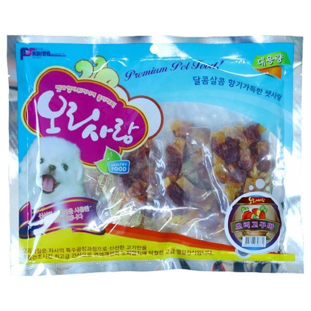 강아지 간식 오리고구마 400g 1P 반려견 애견 영양