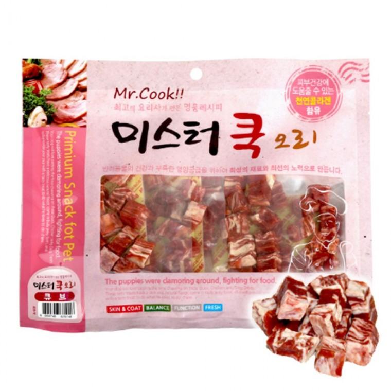 강아지 영양 육포 오리 큐브 300g 1P 져키 스낵 간식
