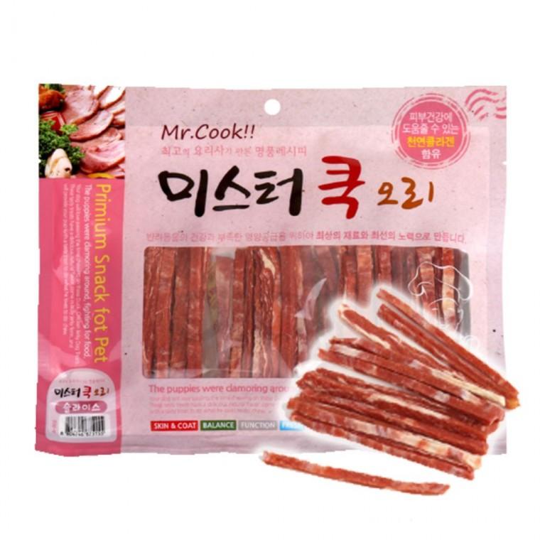 강아지 영양 육포 오리 슬라이스 300g 1P 져키 스낵