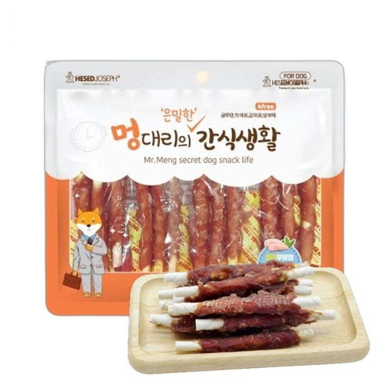 강아지 고기말이 우유껌 오리 1P 개껌 간식 치석관리