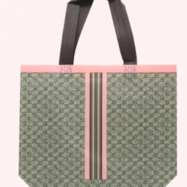 부직포쇼핑백 패턴 코팅 부직포 쇼핑백 10P