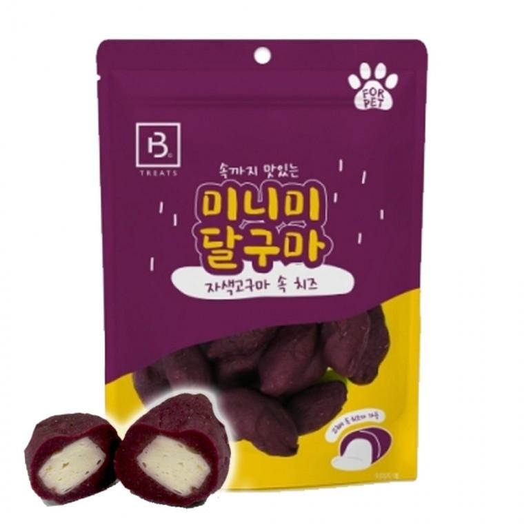 강아지 미니미 간식 자색고구마 치즈 100g 1P 스낵