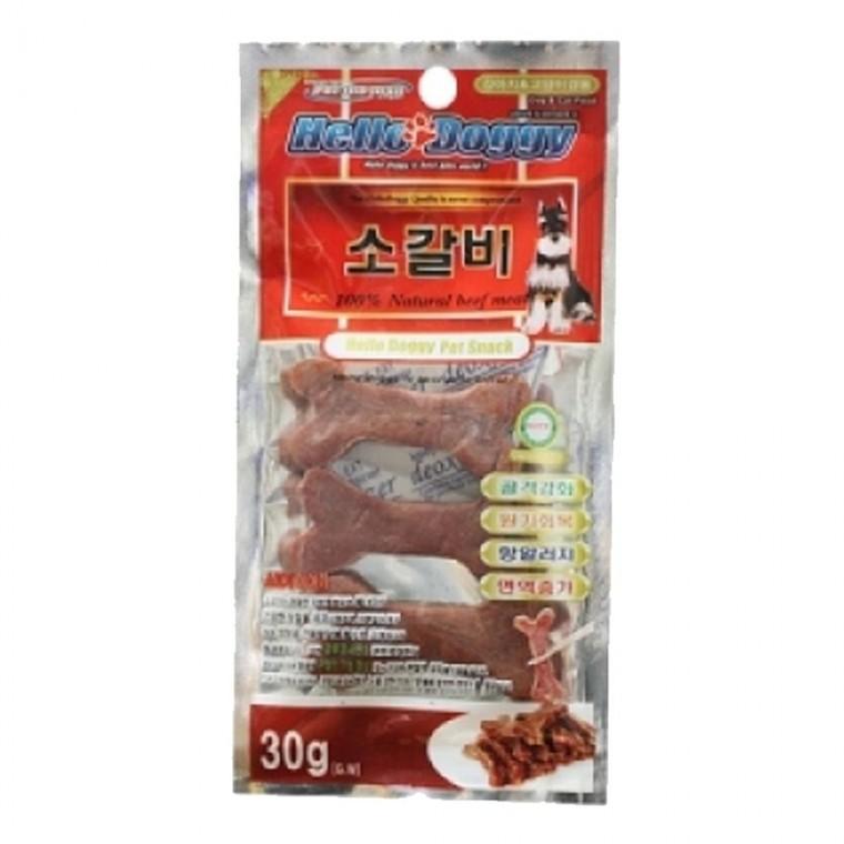 강아지 소고기 갈비 30g 1P 반려견 소프트 트릿 간식