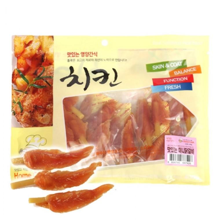 강아지 영양 간식 미니 닭갈비 400g 1P 치킨 개껌
