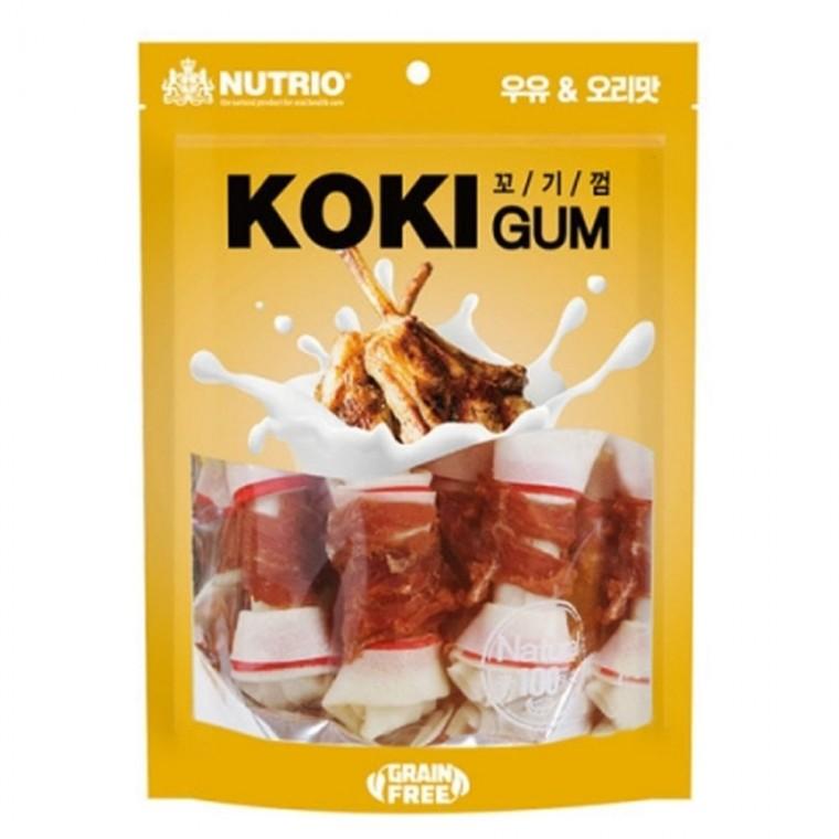 강아지 오리딩고 우유껌 6개입 반려견 육포 개껌 간식