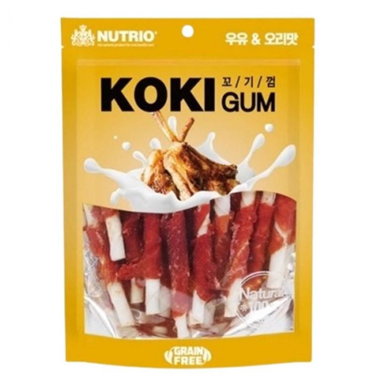 강아지 뉴트리오 오리 우유껌 18개입 1P 애견 간식