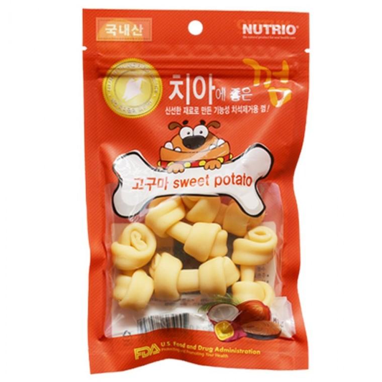 강아지 덴탈껌 고구마 80g 1P 반려견 애견 치아 간식