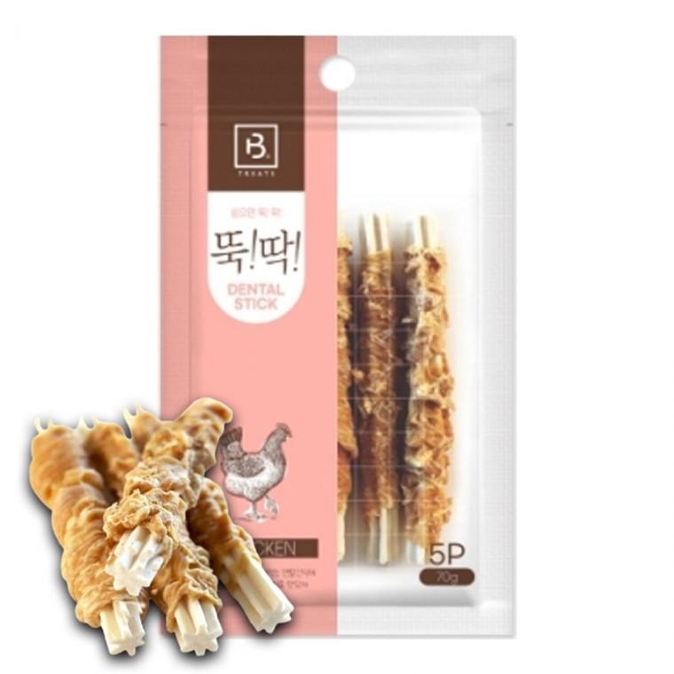 강아지 고기말이 껌간식 치킨 5개입 1P 덴탈 스틱