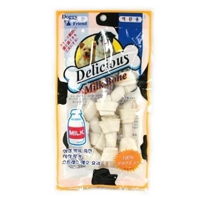 강아지 밀크껌 5p 간식 애견 개 껌 맛있는