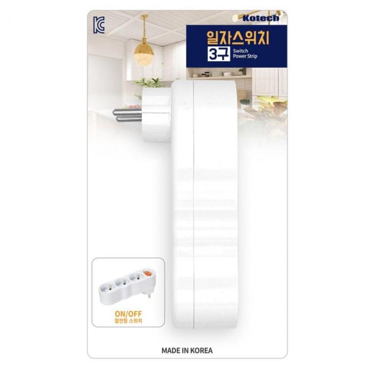 3구 코텍스 견고한 일자스위치 7318