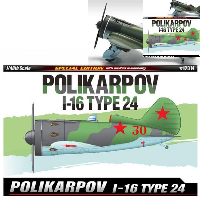 1대48 POLIKARPOV I-16 Type 24 밀리터리모형 모형밀리터리 프라모델조립
