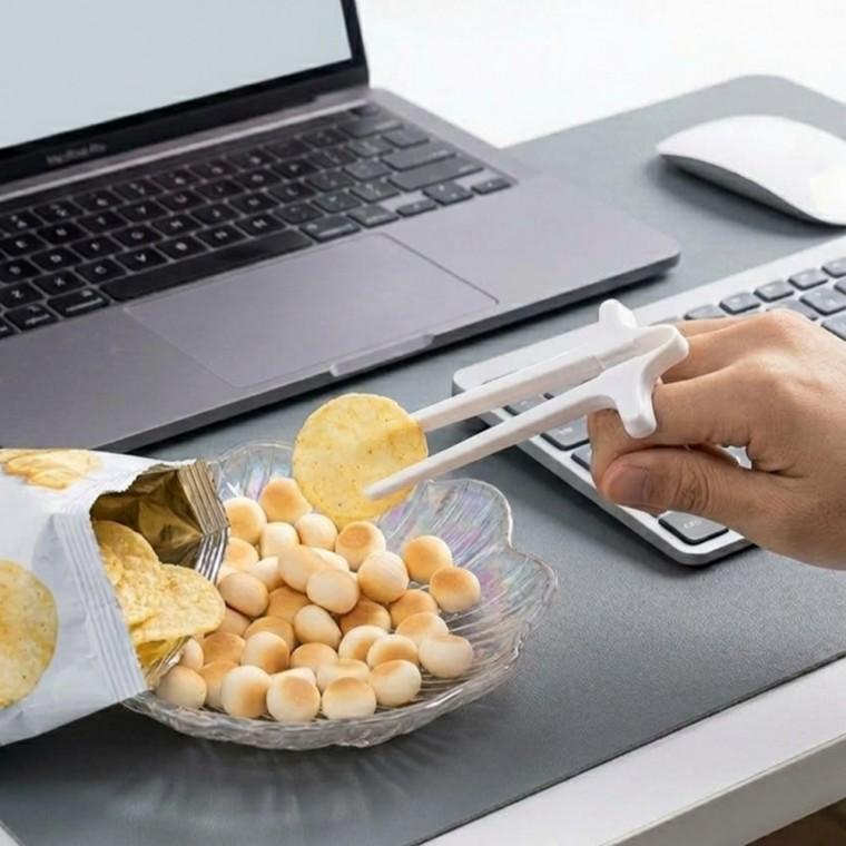 게이밍젓가락 스넥 과자집게 PC방 영화관 직장인 필수템
