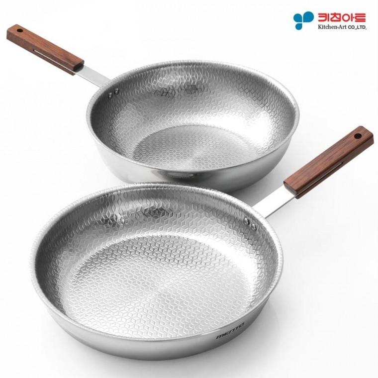 키친아트 멘토 스텐 통5중 인덕션 프라이팬세트