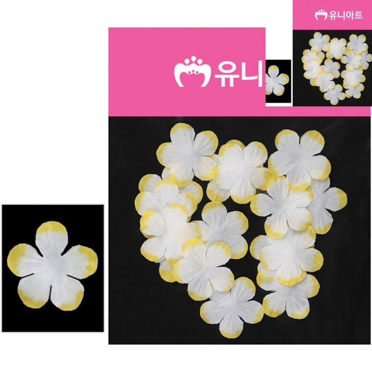 벚꽃 흰색 노랑 조화꽃장식 인테리어조화 유치원환경구성