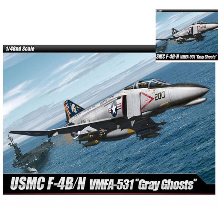 1대48 USMC F-4B N VMFA-531 Gray Ghosts 프라모델모형 모형조립 모형완구