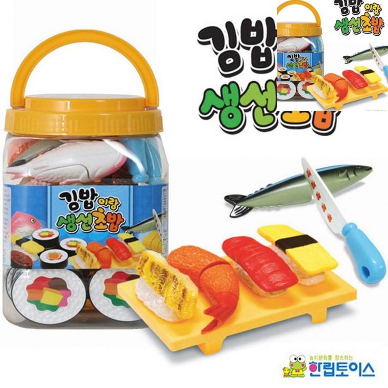 김밥이랑 생선초밥 아기놀이완구 아동놀이완구 아동소꿉놀이
