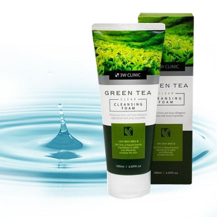 XAI 케어 녹차 클리어 클렌징폼 폼클렌져 180ml
