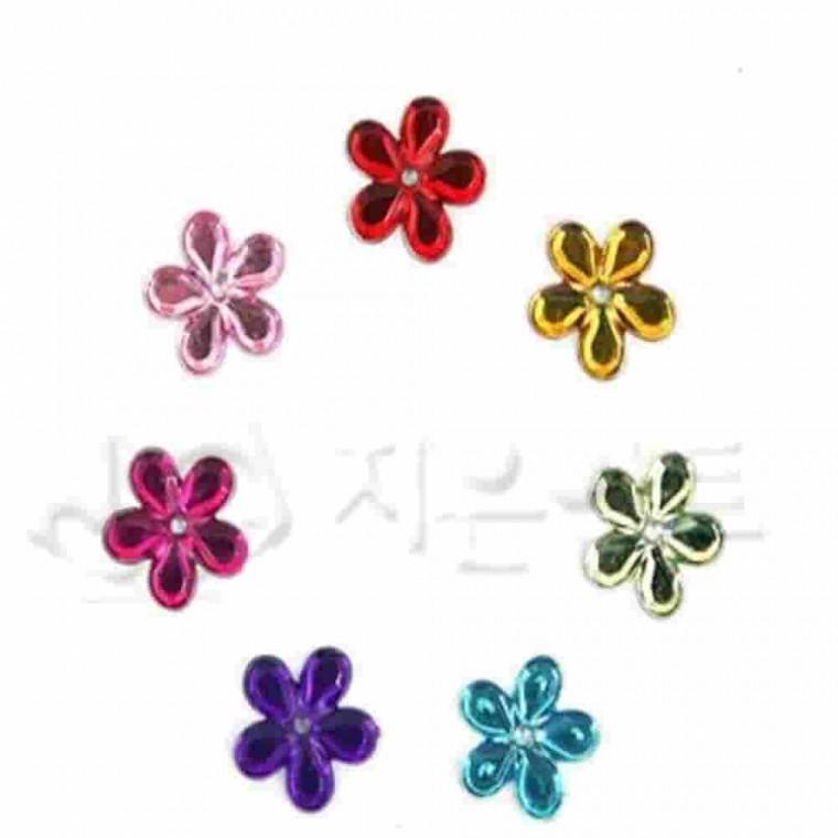 단면비즈 매화구멍소 장식비즈 DIY비즈 목걸이비즈 비즈공예재료