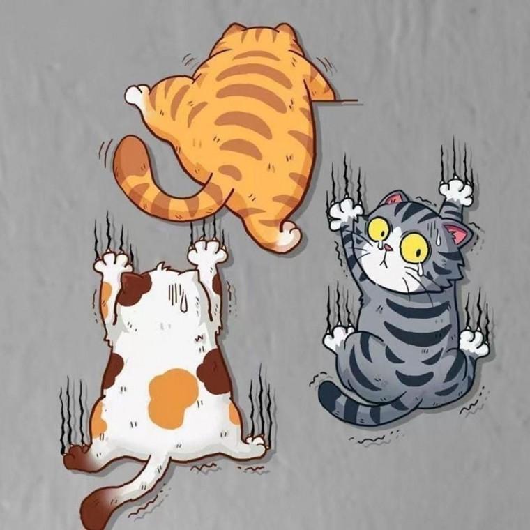 고양이 활용 차량 스티커 DIY 자동차 장식 스크래치 방지용