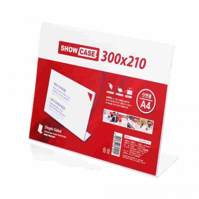 쇼케이스 단면300x210 회사안내문 매장게시판 테이블꽂이 뷰티샵메뉴판 병원안내문
